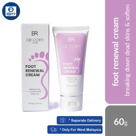 Dr Cove Reluire Foot Renewal Cream 60g | Breaking Down Dead Skins & Soften