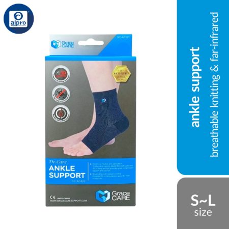 Grace Care Ankle Support AD320 (Size S/ L) | Breathable Knitting & Far-Infrared