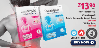 https://www.alpropharmacy.com/oneclick/product/counterpain-patch-aroma-sweet-rose-white-soap-4s-relief-muscular-joint-pain/