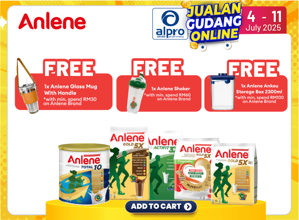(WS) Anlene Gold 5X Dark Choc 550G