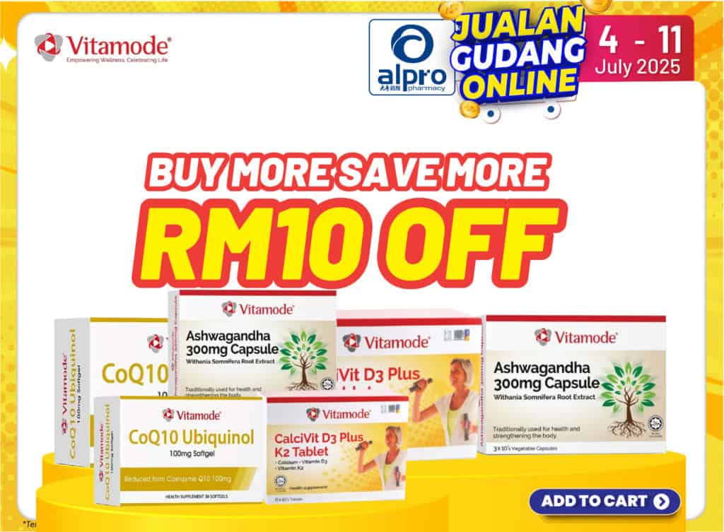 Vitamode Ashwagandha 300mg Capsule 3x10s | Promotes Balance and Increase Energy Levels