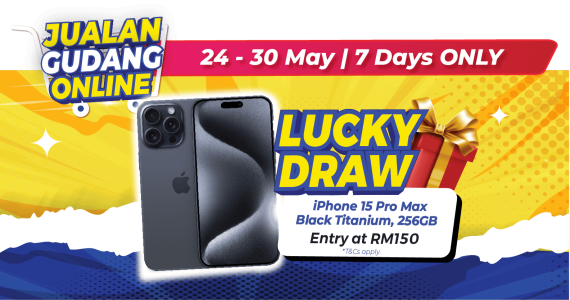 Lucky DrawJualan Gudang Online May 2024 - Event Overview Buyer Guide