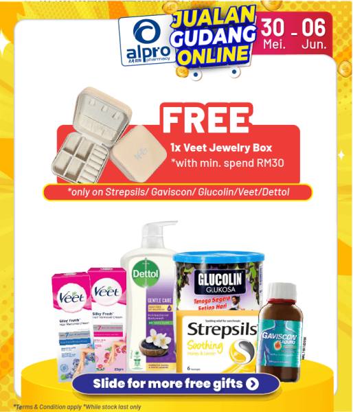 OC Lifestyle - Jualan Gudang Online May 2025 OC Banner - Dettol,Veet,Glucolin,Gaviscon,Strepsils