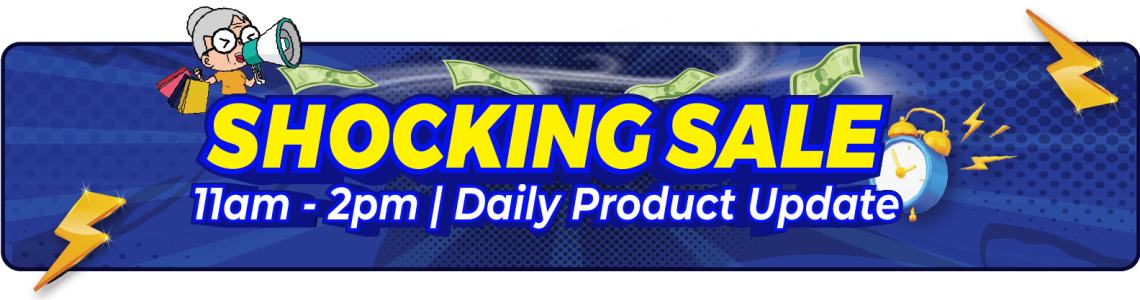 Shocking Sale - Jualan Gudang Online May 2025 - Midbanner