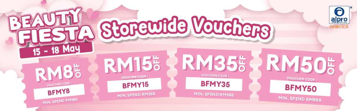 Storewide Voucher - Desktop - Beauty Fiesta May 2025 - OC Banner