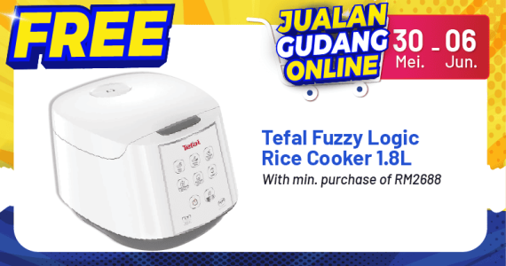 Tefal Fuzzy Logic Rice Cooker 1.8L - Jualan Gudang Online May 2025 - General Mechanism Buyer Guide